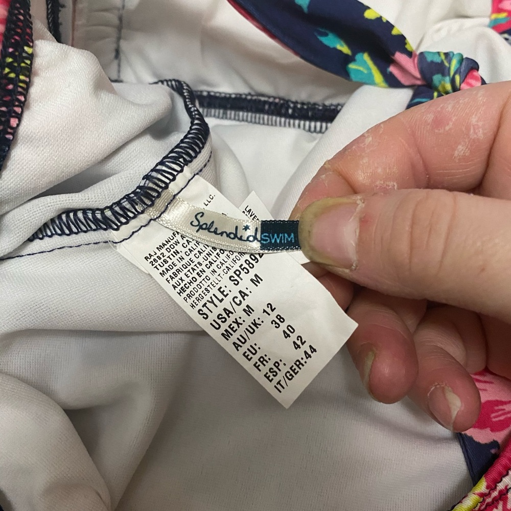 Splendid Swim Floral bathing suit - Picture 3 of 4